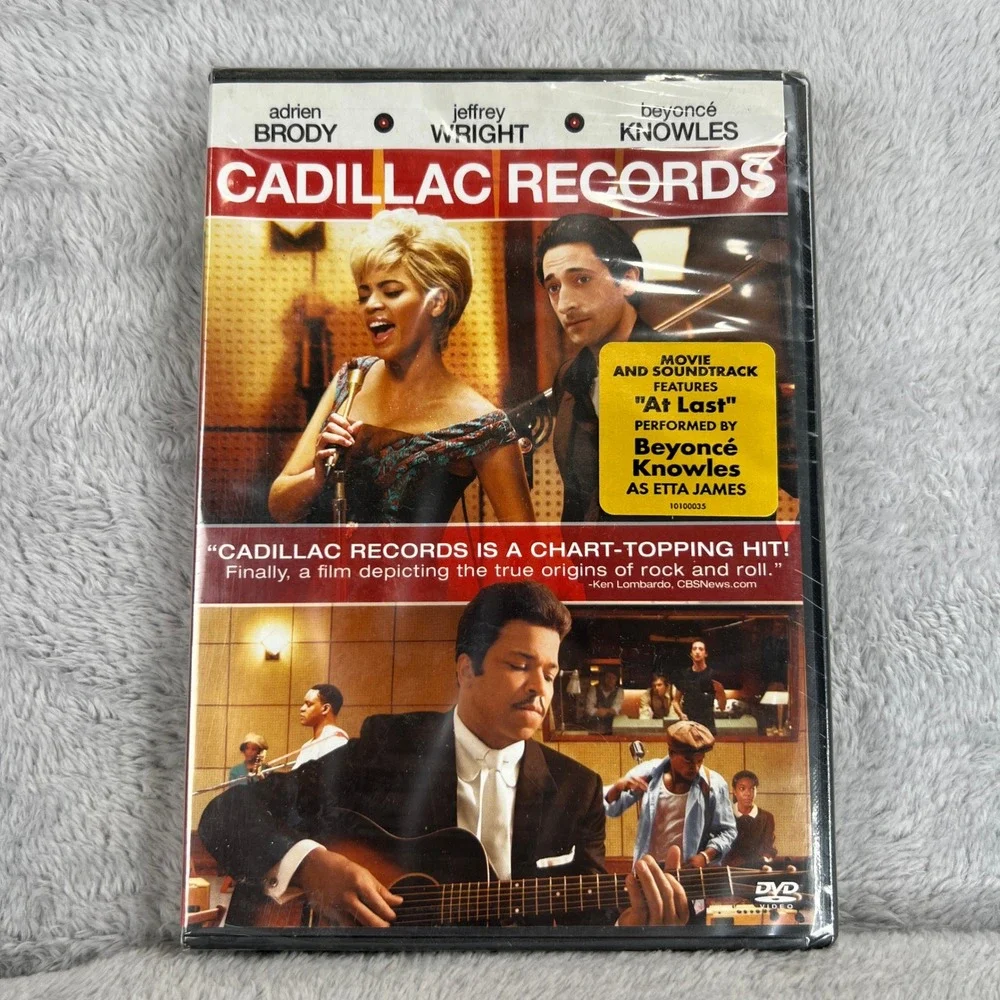 Sony Cadillac Records DVD Beyonce Adrien Brody Musical Drama New Sealed